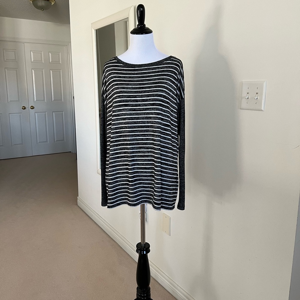 Gap oversized striped top size small